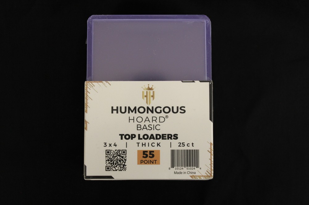 (25) Humongous Hoard 3″ x 4″ Basic 55Pt Thick Top Loaders Pack