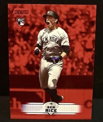 2025 Stadium Club Red Foil Ben Rice RC New York Yankees #196