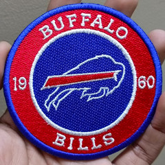 Buffalo Bills NFL Team Logo Iron On Patch – Sew Patch – Embroidered Patch