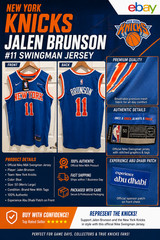 Jalen Brunson #11 Jersey stitched lettering, casual, blue SIZE S-2XL