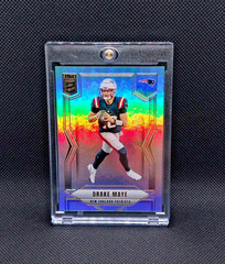 DRAKE MAYE HOLO FOIL RAINBOW REFRACTOR INVESTMENT CARD PATRIOTS MVP? Superbowl