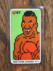 1987 Mike Tyson punch out Rookie Fight tobacco card