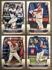 2023 Bowman Baseball Paper RC’s & Vets #1-100: You Pick- Complete Your Set