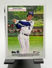 2025 Topps Chrome Platinum Bobby Witt Jr George Brett Doubleheader #55DH-12