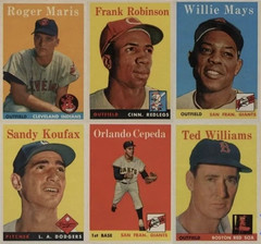 1958 Topps 250 – 600 -Complete Your Set -PRICING BASED ON CONDITION