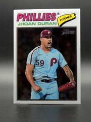 2026 Topps Heritage – Jhoan Duran #14 Chrome Short Print (SP) Phillies
