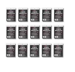 (1500) BCW Sports Trading Card Sleeves Acid Free – Crystal Clear – 15 Packages