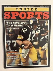 1981 INSIDE Sports PITTSBURGH Steelers TERRY BRADSHAW No Label THE LAST STAND