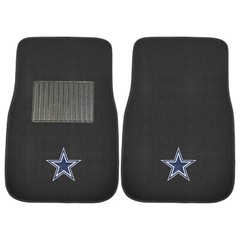 4PC NFL Dallas Cowboys Car Truck Black All Weather Carpet Floor Mats Set