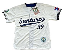 LOS EQUIPOS PUERTO RICO LATIN LEAGUE SANTURCE CRABBERS BASEBALL JERSEY MEN 2XL