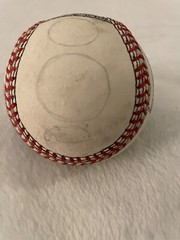RARE GEORGE SOSNAK ROGER MARIS 61 HOMERUN UNFINISHED BASEBALL !