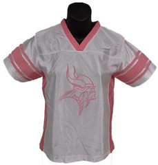 NEW Minnesota Vikings NFL Jersey Youth Girls M-L-XL (7/8-10/12-14/16) $20