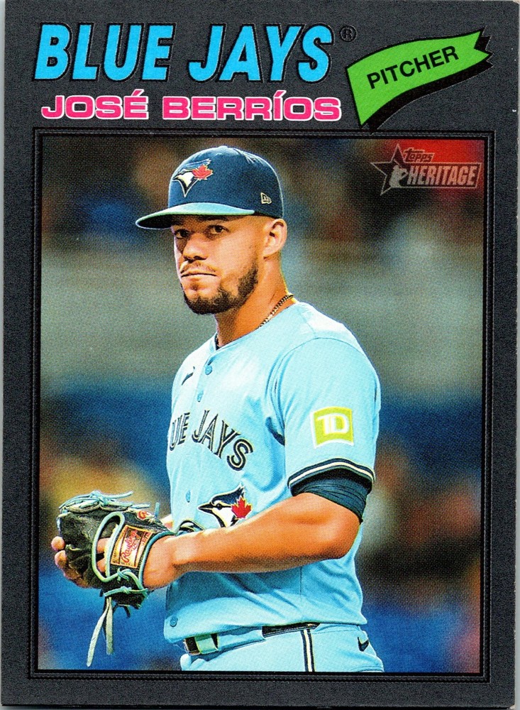 2026 Topps Heritage – José Berríos #56 Dark Gray Border