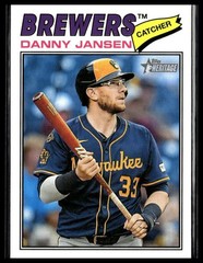 2026 Topps Heritage 347 Danny Jansen Milwaukee Brewers Short Print SP