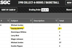 1990 NBA Hoops Collect-A-Books Charles Barkley SGC Graded 6 Low POP Just Graded!