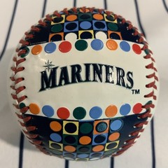 Seattle Mariners Happy Birthday Card (filled In) 2007 Souvenir Baseball Ball