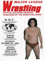ML Wrestling 1980 at Boston Garden Andre The Giant vs Hulk Hogan – Mint!