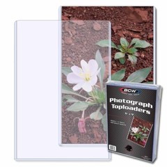 New (6 PK) BCW 6 x 9 Hard Plastic Rigid Topload Photo Holders 6 x 9 toploaders