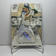 2023 Topps Series 1 Baseball Stars Autographs #BSA-CST Cal Stevenson RC