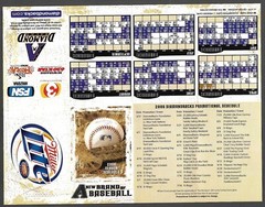 2006 ARIZONA DIAMONDBACKS Miller Lite Regular Season POCKET SCHEDULE NM-MINT