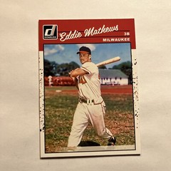 2023 Panini Donruss – Retro 1990 #258 Eddie Mathews