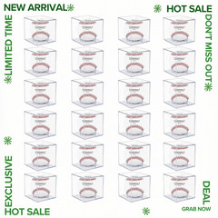 NEW 24 Pack Baseball Display Cases UV Protected Clear Acrylic Ball Cubes