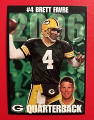 2006 GREEN BAY PACKERS BRETT FAVRE Regional Police Football Card NFL HOF FPD