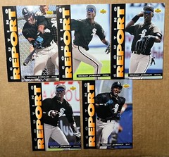 Michael Jordan 1994 Upper Deck Scouting Report 3.5″x5″ Jumbo SP RC Set SR1-SR5