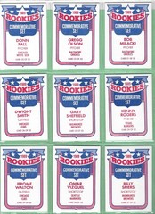 1990 Topps Baseball – 1989 Rookies – Pick Your Cards & Fill Your Sets👍