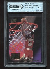 Michael Jordan 1993-94 Fleer Ultra #4 Inside Outside NBA HOF Bulls GEM MINT 10