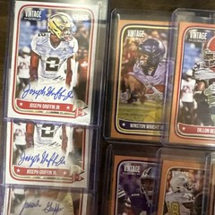 2024 ONYX Vintage Football Mega Lot (24) Cards Includes 12 Autos And 12 Numbered