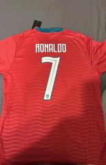 2026 New Adult Portugal Cristiano Ronaldo #7 Black/Red Jersey