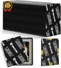 Ding Defend 110-Pack Trading Card Protector Shipping – 3.5 X 4.5 Inch Black Hobb