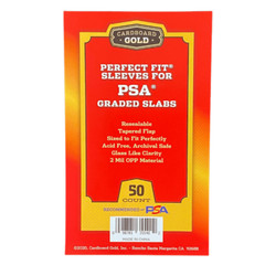Cardboard Gold Perfect Fit Sleeves PSA Beckett 20pt 75pt Toploader Card Saver 1