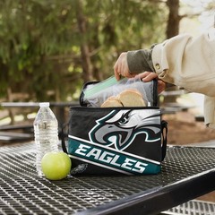 NFL Unisex-Adult NFL Team Big Logo Stripe 6 Pack Coolers