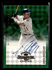 1998 Donruss Signature Jose Guillen Millennium Marks Autograph Auto /1100 FX1701