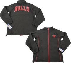 New Chicago Bulls Mens Big & Tall Sizes Majestic Full Zip Hard Shell Jacket $90