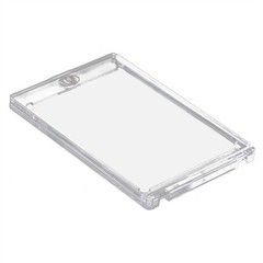 50PCS 35pt Magnetic Card Holder for Cards, One Touch Hard Plastic Thick Cases