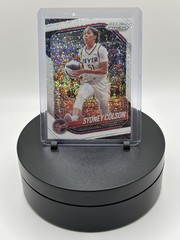 2025 Panini Prizm WNBA #1 Sydney Colson White Sparkle SSP