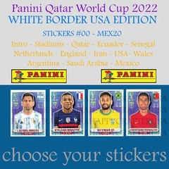 ** YOU PICK ** 2022 Panini FIFA World Cup Qatar Stickers FWC to MEX