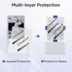 120 Pack Trading Card Shipping Protectors, 3.5» X 4.5» Plastic Card Protector