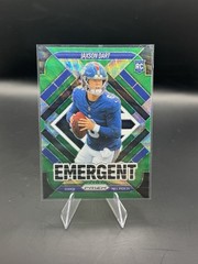 2025 Panini Prizm – Emergent Jaxson Dart #6 Green Wave Prizm (RC)
