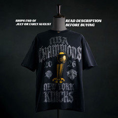 New York Knicks Nike 2026 NBA Finals Champions Authentic Locker Room T-Shirt L
