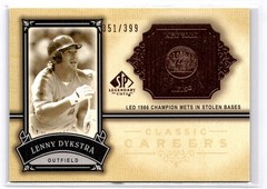 2005 SP Legendary Cuts #CC-LD Lenny Dykstra Classic Careers /399
