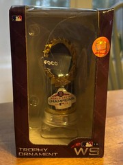 Boston Red Sox 2018 World Series Champions Resin Trophy Christmas Ornament Foco
