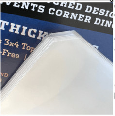 100 Cardboard Gold Notched Sleeves Standard and Thick Cards Easy Load No Dings!!