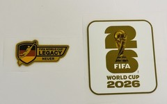 Legacy Argentina Portugal World Cup Player Size Soccer Shirt Jersey Patch Badge