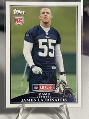 2009 Topps Kickoff – James Laurinaitis #154 (RC) Rams