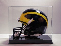 Football helmet NFL solid black base 85% UV acrylic memorabila full size helmet