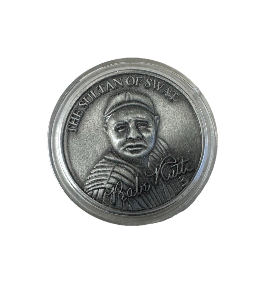Babe Ruth The Sultan of Swat Coin #1 Vintage Buyer Memory Lane